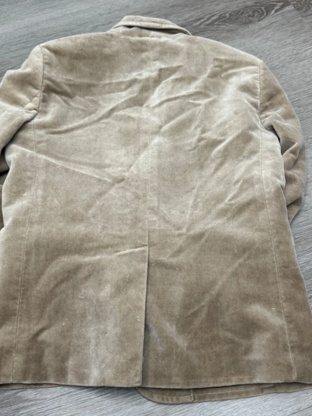 Juicy Couture Beige Velour Blazer Jacket